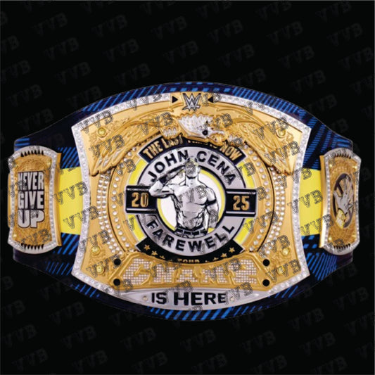 WWE Spinner Replica Title Belt with Gold-Plated Plates