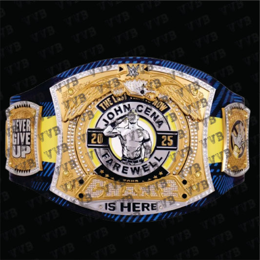 WWE John Cena Farewell 2025 Spinner Championship Replica Title Belt - Glasgow 2mm