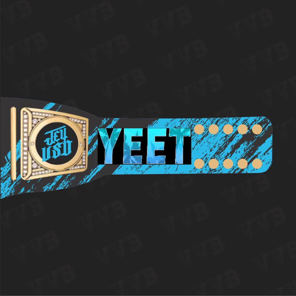 WWE YEET Jey Uso Custom World Heavyweight Championship Replica Belt