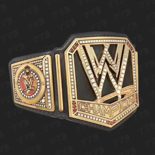WWE Authentic Wear Commemorative Championship Belt with Removable Side Plates