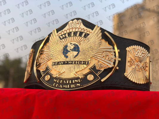 WWF Winged Eagle CNC Engraved Championship Belt Replica for Wrestling Fans