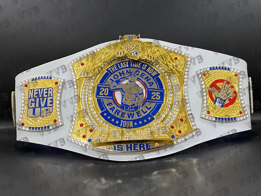John cena Farewell Tour 2025 Los Angeles Spinner Championship Wrestling Title Belt 2mm Brass Victory Vault Belts