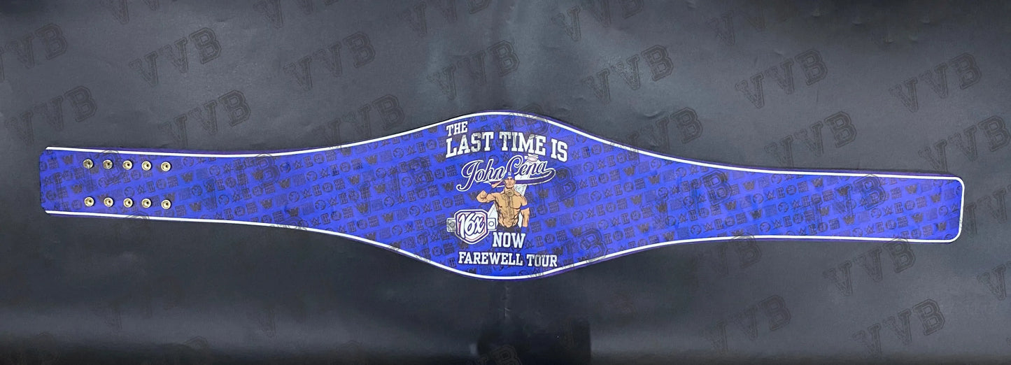 John Cena Farewell Tour 2025 Spinner Championship Replica Title Belt – 2MM Brass WWE Wrestling Collectible