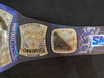 SmackDown 25 Years Limited Edition Spinner Title Belt 2mm Brass Victory Vault Belts