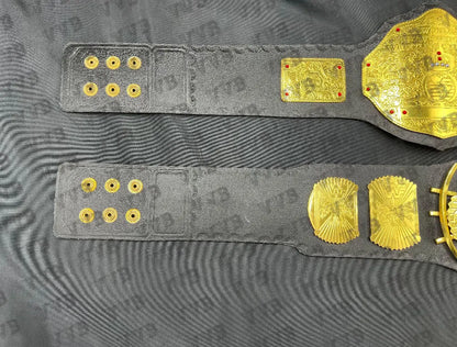 Winged Eagle & Big Gold Wrestling Championship Kids Belt Replica – 2mm Brass Collectible
