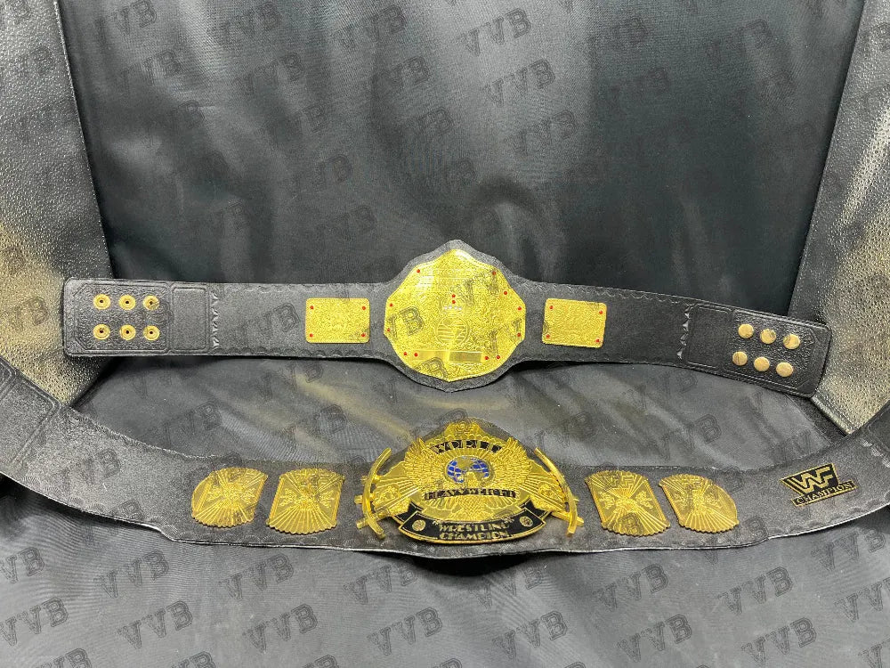 Winged Eagle & Big Gold Wrestling Championship Kids Belt Replica – 2mm Brass Collectible
