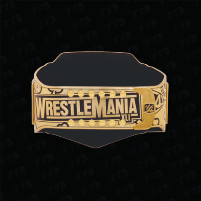 WrestleMania 41 Golden Championship Title Belt 6MM Diecast Adult Victory Vault Belts
