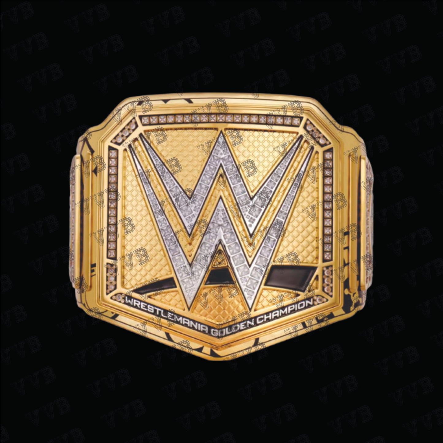 WrestleMania 41 Golden Championship Title Belt 6MM Diecast Adult Victory Vault Belts