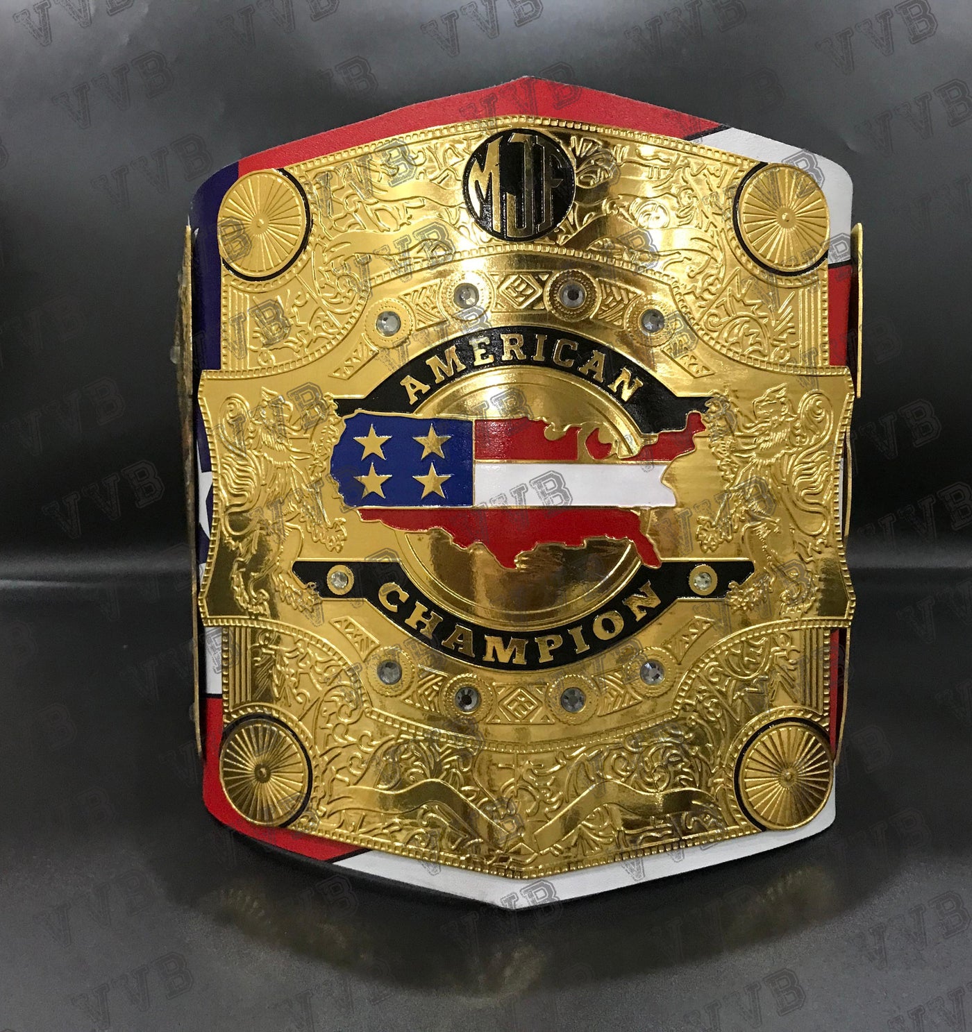 Custom MJF AEW American Heavyweight Wrestling Championship Belt 4mm Brass Replica