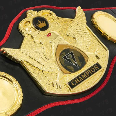 TITLE Boxing Eagle Crest Champion Belt – Gold Edition