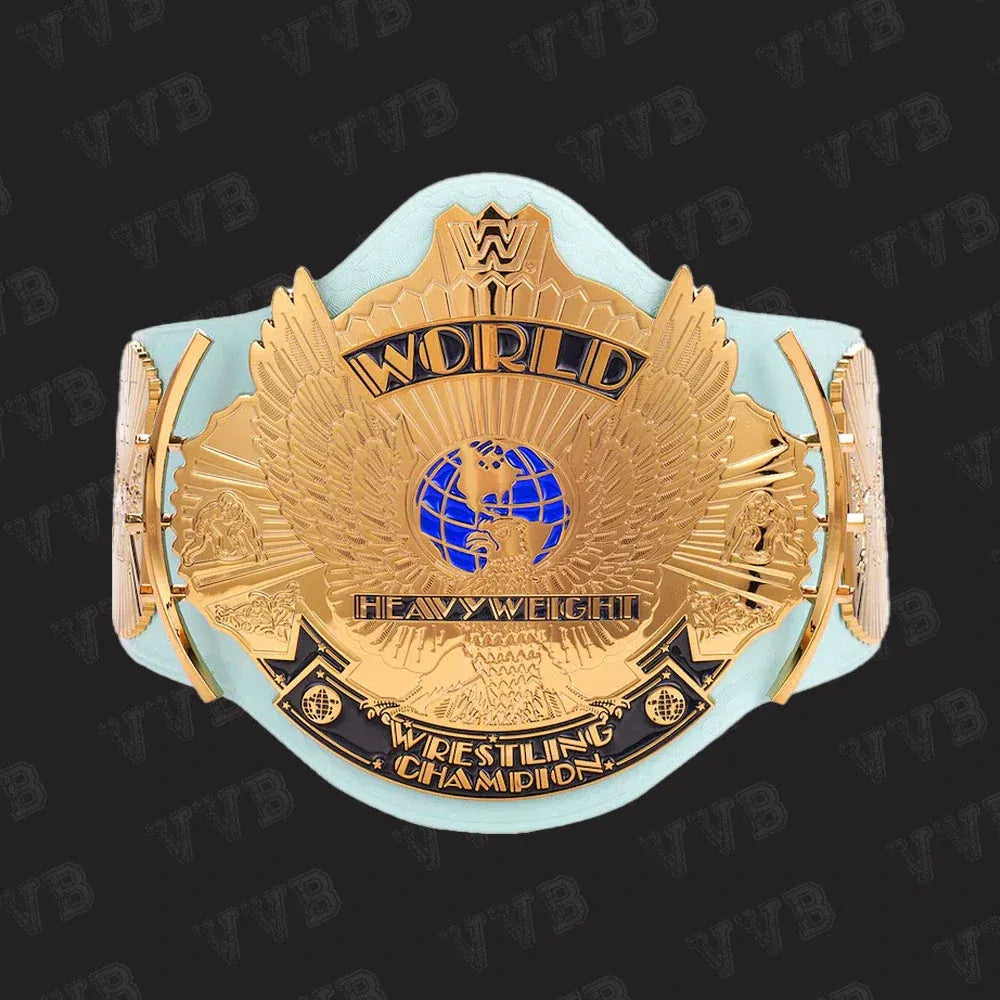 Light Blue WWE Winged Eagle Championship Replica Belt