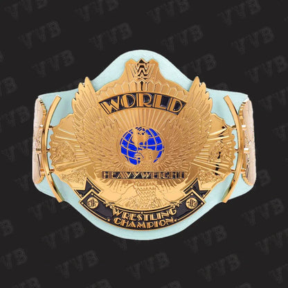 Light Blue WWE Winged Eagle Championship Replica Belt