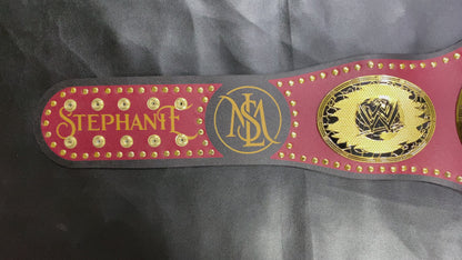 WWE Stephanie McMahon Custom Women’s Wrestling Championship Belt – Collector’s Edition