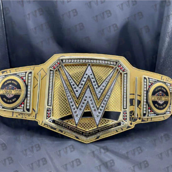 WrestleMania 41 Golden Championship Belt Replica
