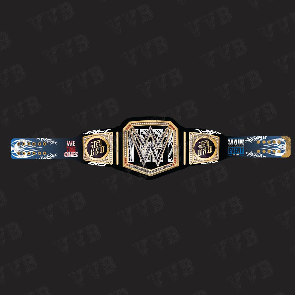 WWE Custom Jey Uso’s YEET Undisputed Championship Belt – 6MM Diecast Brass for Adults