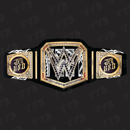WWE Custom Jey Uso’s YEET Undisputed Championship Belt – 6MM Diecast Brass for Adults