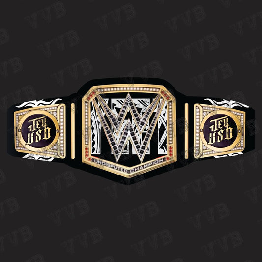 WWE Custom Jey Uso’s YEET Undisputed Championship Belt – 6MM Diecast Brass for Adults