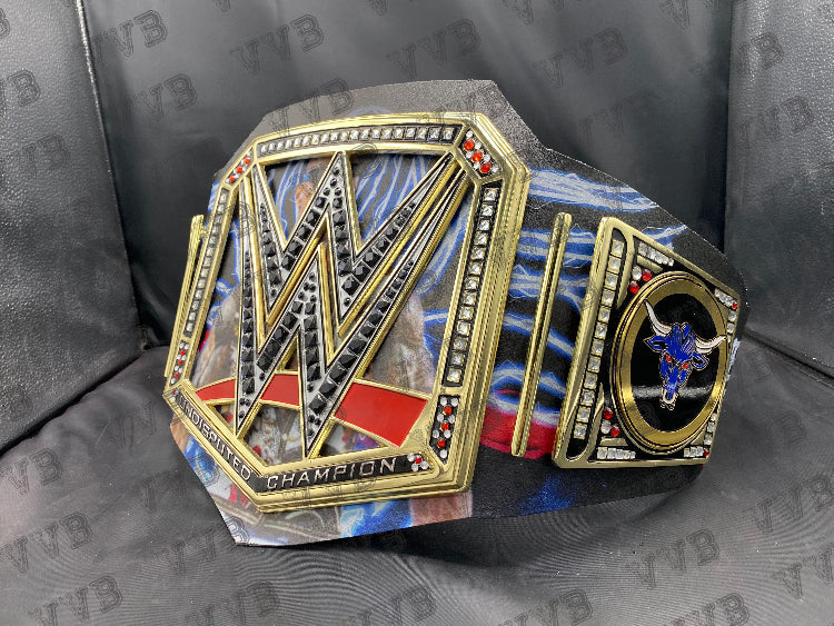 Custom The Rock Final Boss Signature Series Championship Belt Replica showcasing detailed craftsmanship and premium materials.