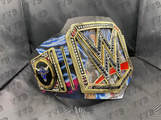 Custom The Rock Final Boss Signature Series Championship Belt Replica showcasing detailed craftsmanship and premium materials.