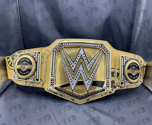 WrestleMania 41 Golden Championship Belt Replica