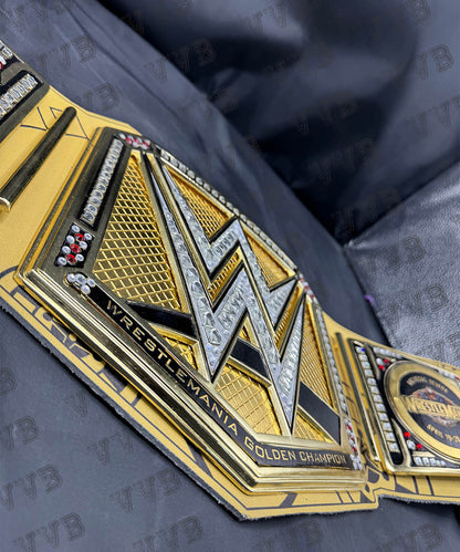 WrestleMania 41 Golden Championship Belt Replica