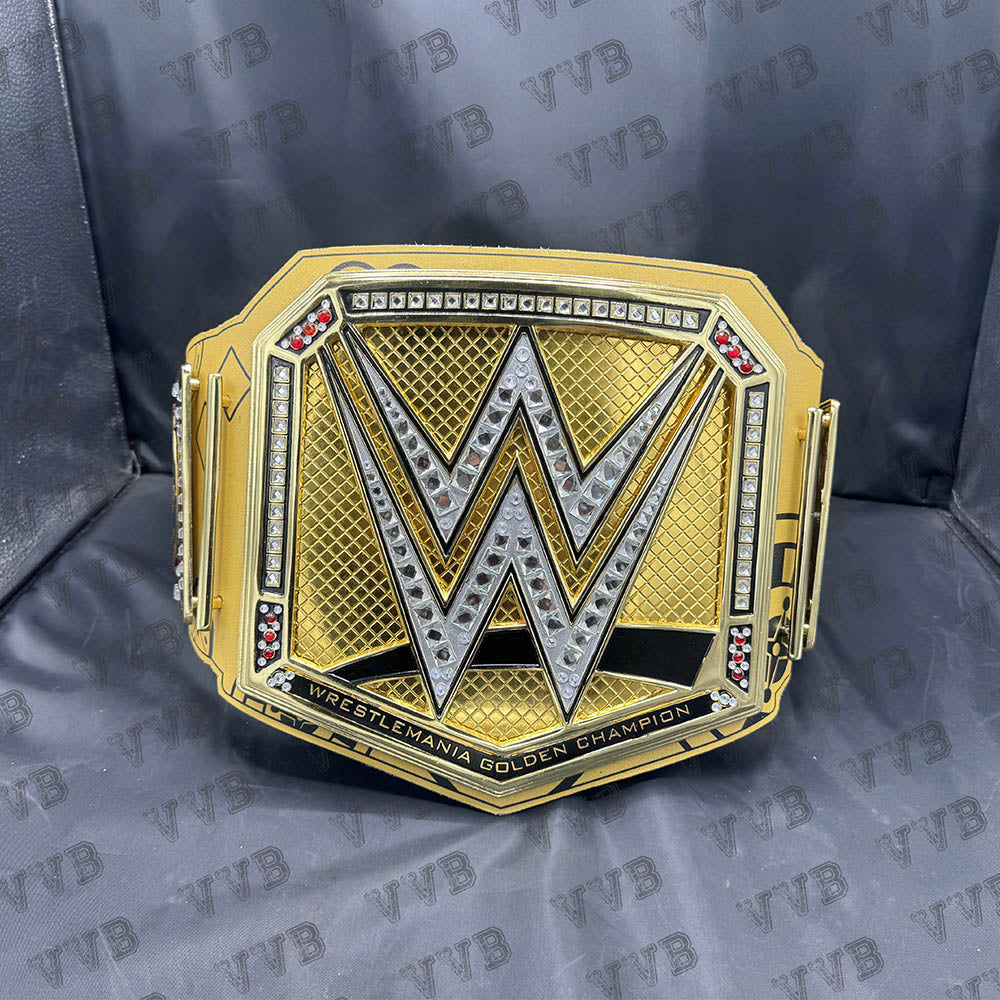 WrestleMania 41 Golden Championship Belt Replica