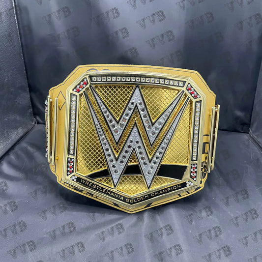 WrestleMania 41 Golden Championship Belt Replica