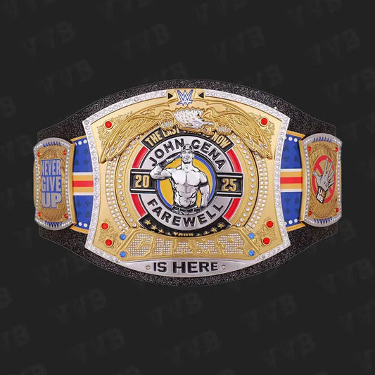 WWE John Cena Farewell 2025 Spinner Championship Replica Title Belt - Las Vegas