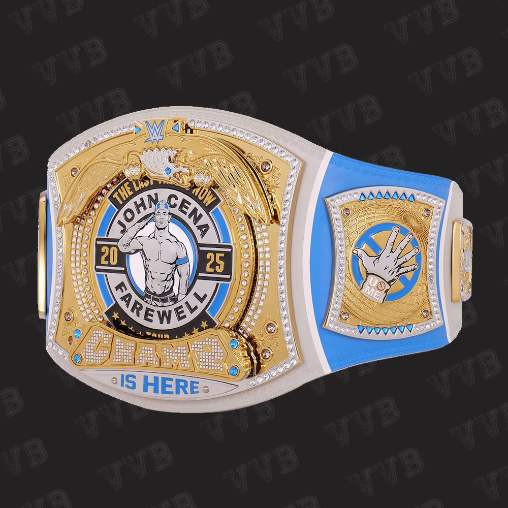 John Cena Farewell Tour 2025 Spinner Championship Replica Belt – Limited Edition Grand Rapids Tribute